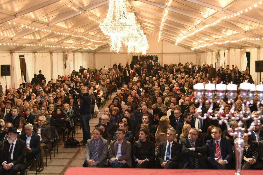 Fiesta de Janucá de la comunidad judía de Torremolinos