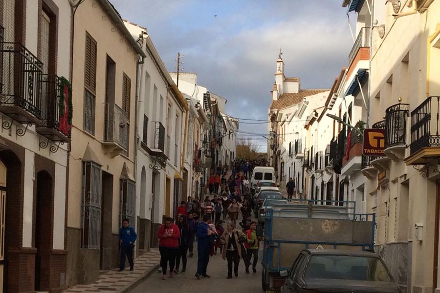 Los niños vieron salir su estrella y fueron a adorarle a Almargen