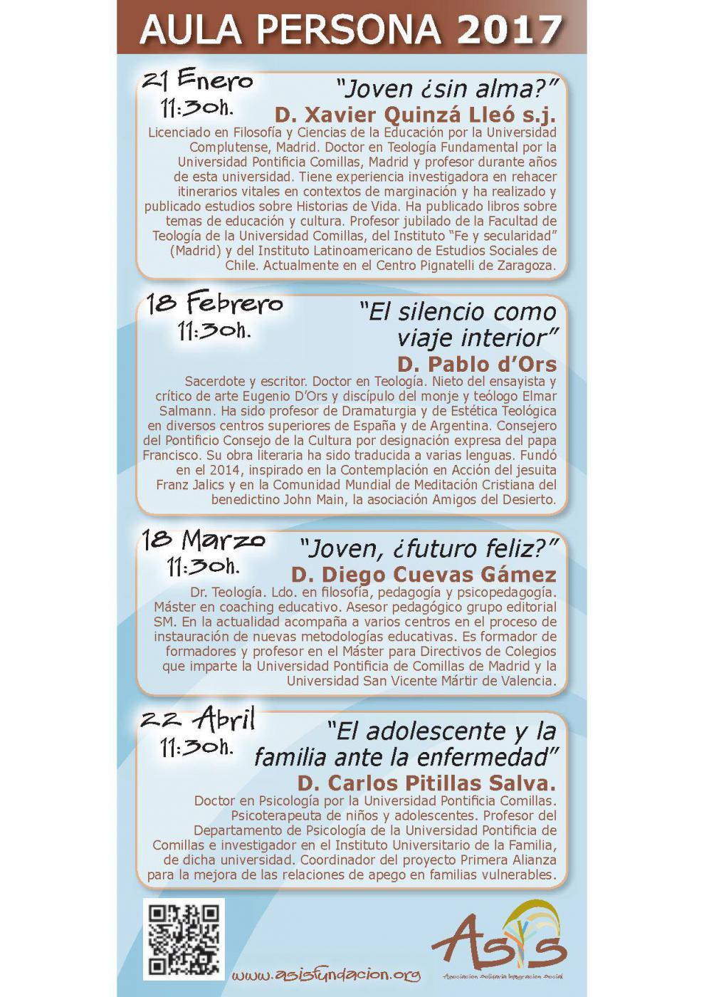 Calendario de conferencias completo