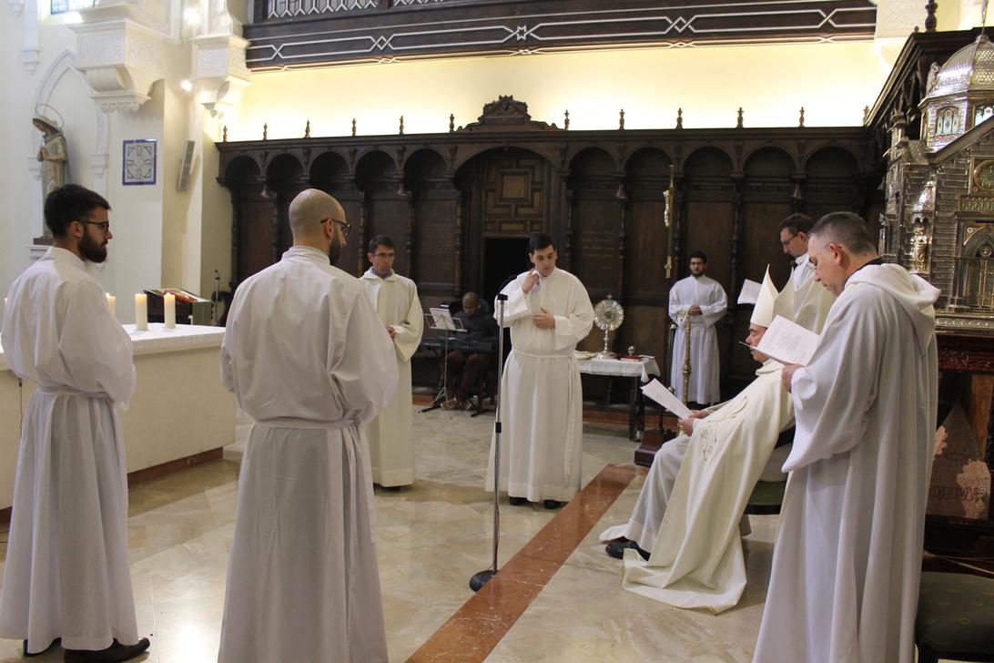 Rito de admisión de los seminaristas en el encuentro con el presbiterio