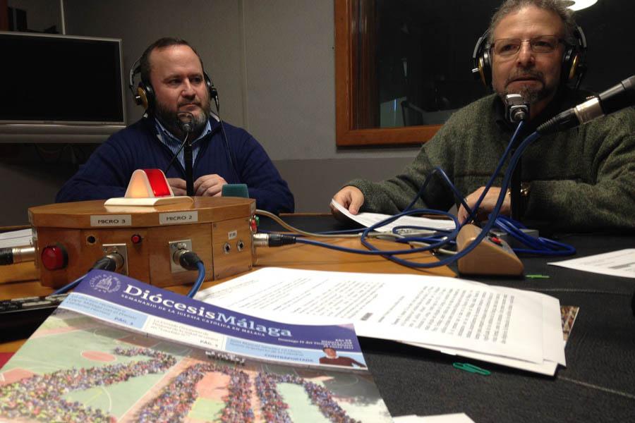 El hermano Paco y José Luis Pereyra, en El Espejo