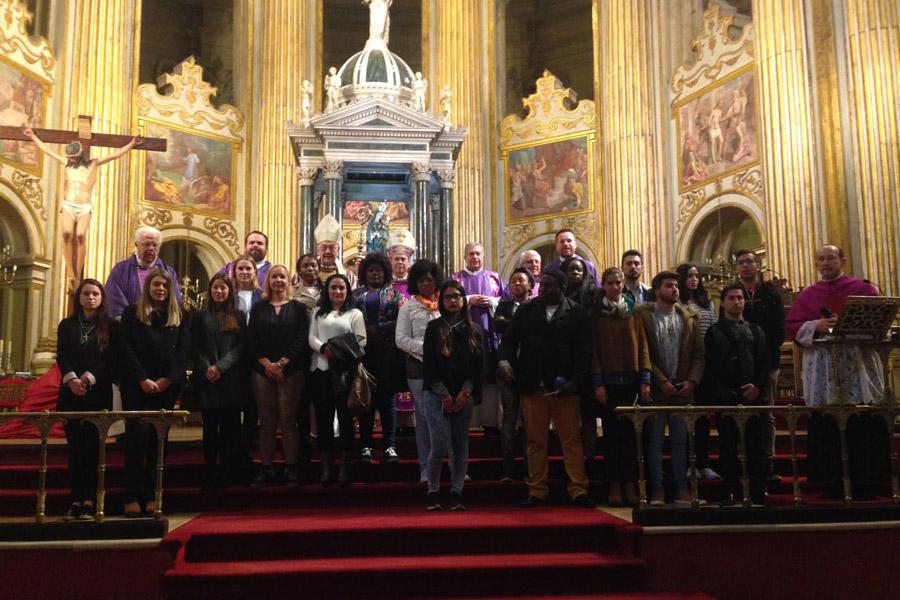 Rito de elección de catecúmenos en la Catedral de Málaga