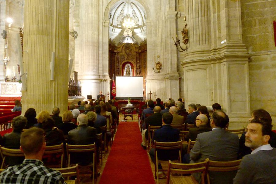 Inauguración de la visita a las cornisas de Santa María la Mayor de Ronda