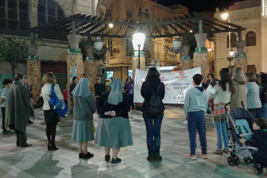 Círculo del Silencio en Melilla // C. RUBIALES