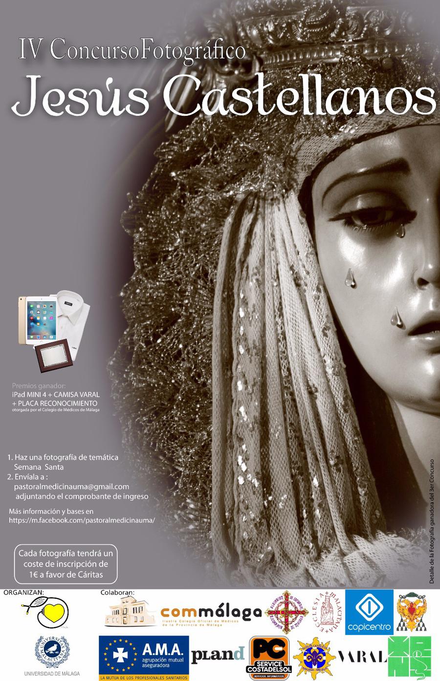 Cartel del IV Concurso de Fotografía de Pastoral Universitaria de Medicina