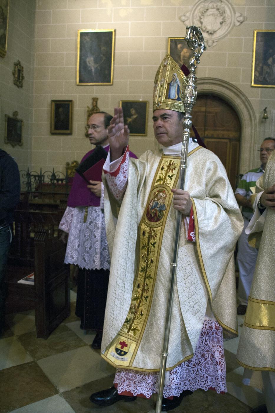 Misa Crismal en el Miércoles Santo de 2017 en la Catedral de Málaga