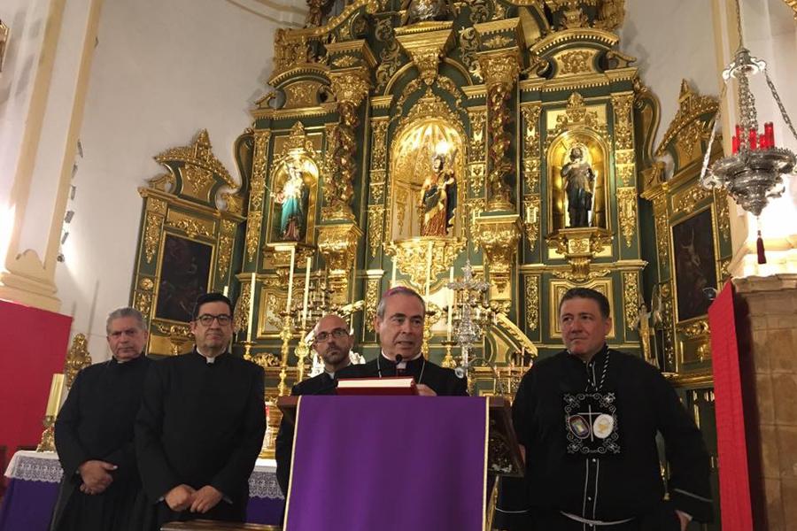 El Obispo de Málaga en la Semana Santa de Marbella