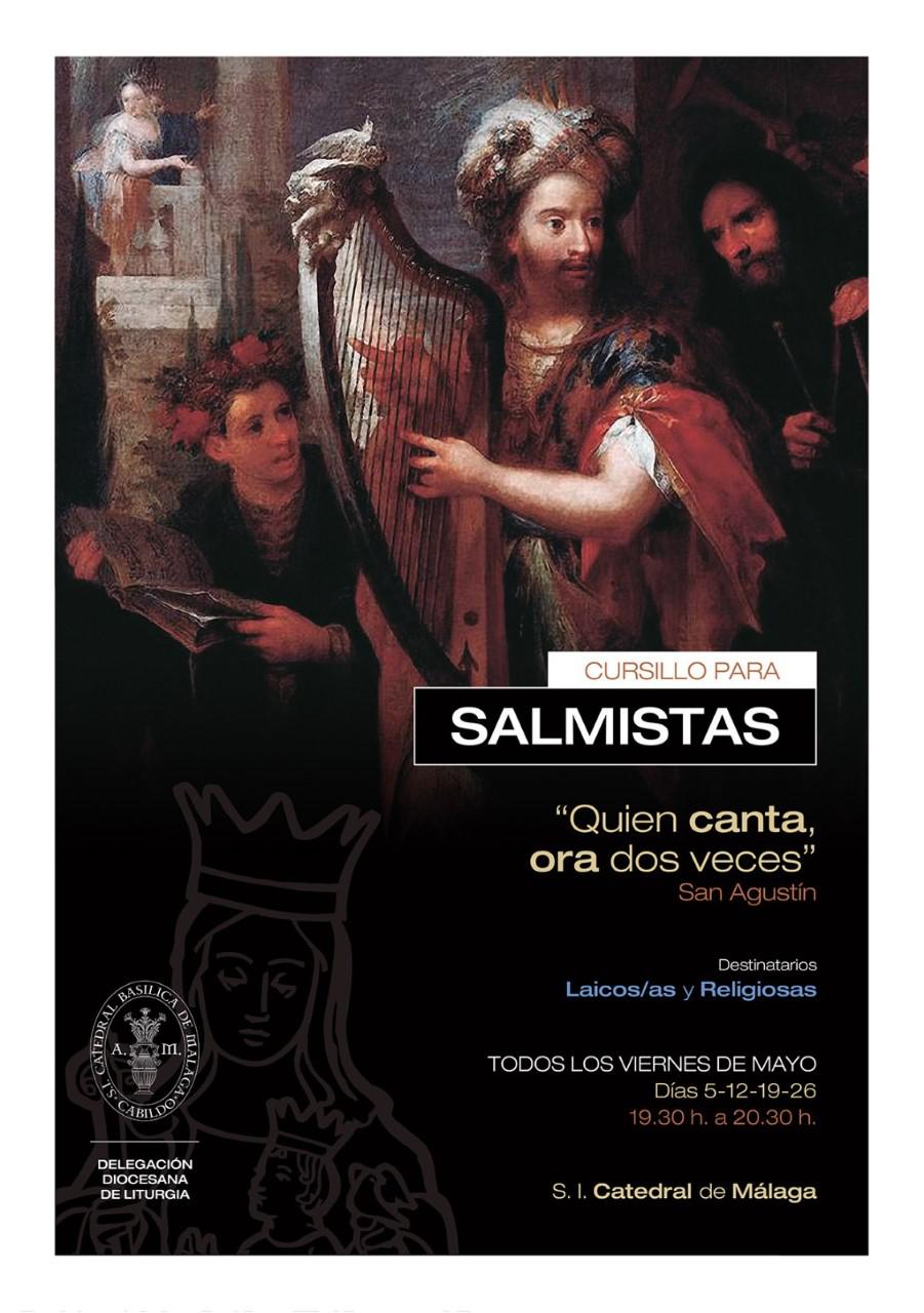 Cartel del cursillo para salmistas organizado por la Delegación Diocesana de Liturgia
