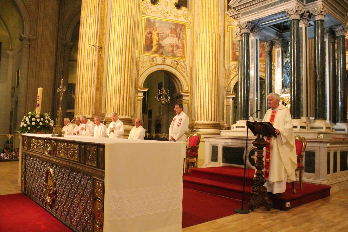 Eucaristía en la Catedral de Málaga con la participación de miembros de la HOAC de toda Andalucía