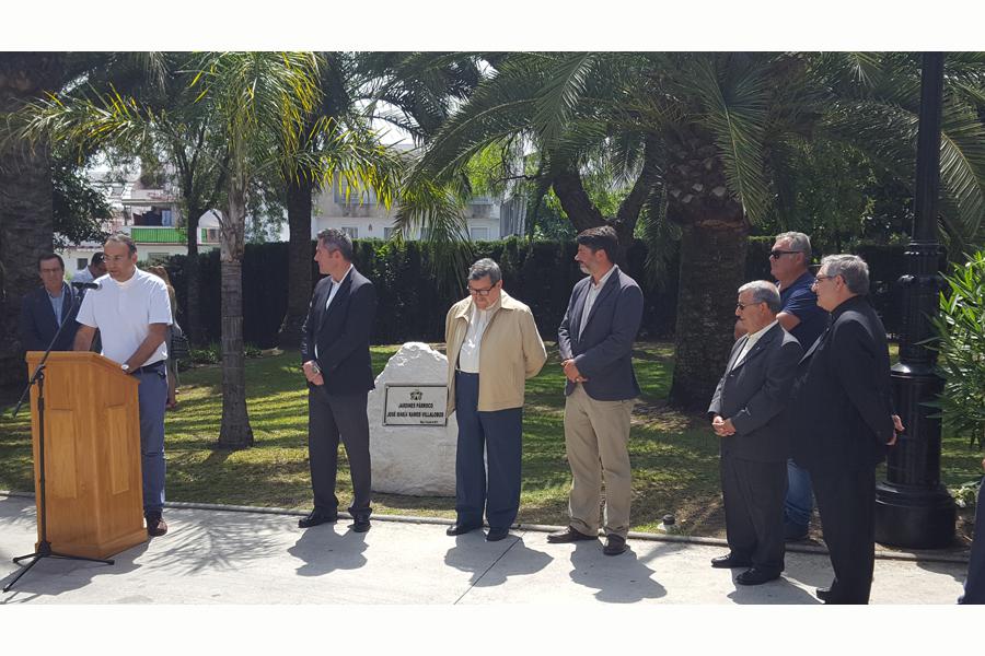 Inauguración de los "Jardines Párroco José María Ramos Villalobos" // D. VIZCAÍNO