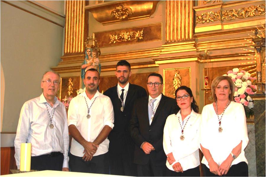 Comisión de la Hermandad “Nuestra Señora del Sagrado Corazón de Jesús” formada por trabajadores del Complejo Asistencial de las Hermanas Hospitalarias de Málaga