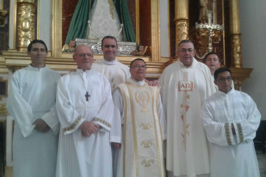 Momento de la celebración en la Parroquia de Ntra. Sra. de los Dolores