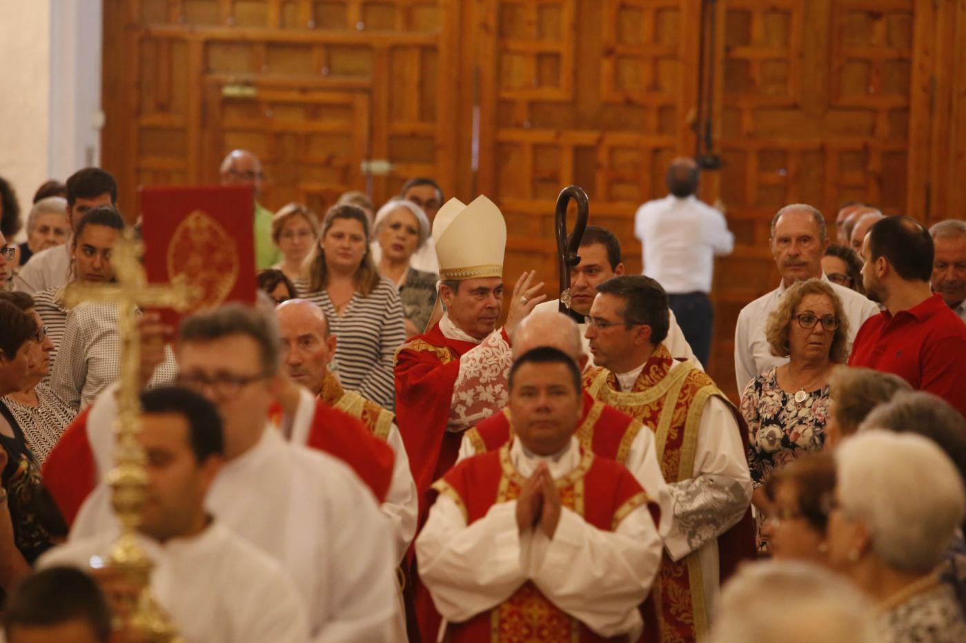 Don Jesús Catalá, en la Misa estacional durante su Visita Pastoral a Campillos