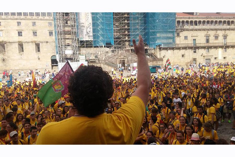 Los peregrinos malagueños llegaron a Santiago de Compostela