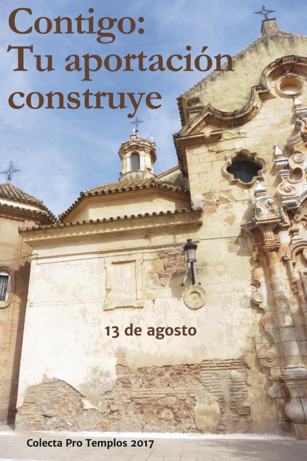 Cartel de la Campaña Pro Templos 2017