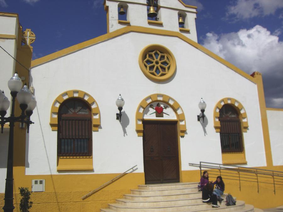 Templo parroquial de San Agustín, en Melilla, antes de iniciarse las obras // P. CASESNOVES