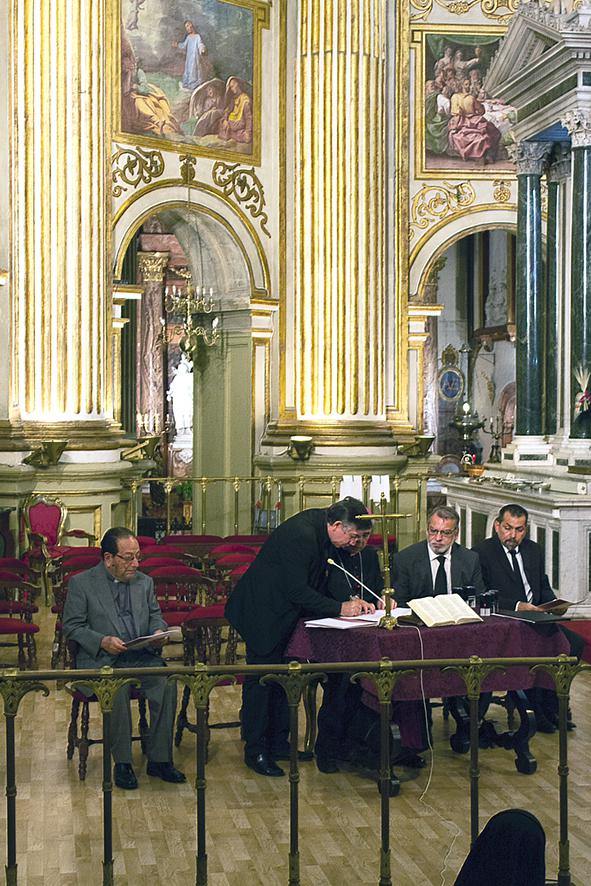 Momento de la apertura solemne de la Causa de Canonización de los mártires de Málaga. FOTO: M. ZAMORA