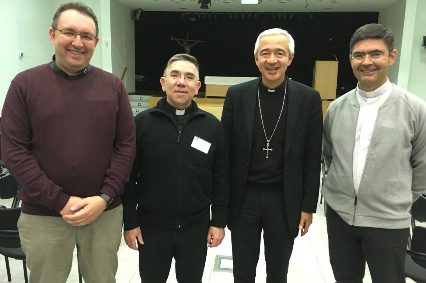 Los formadores del Seminario de Málaga, en Madrid
