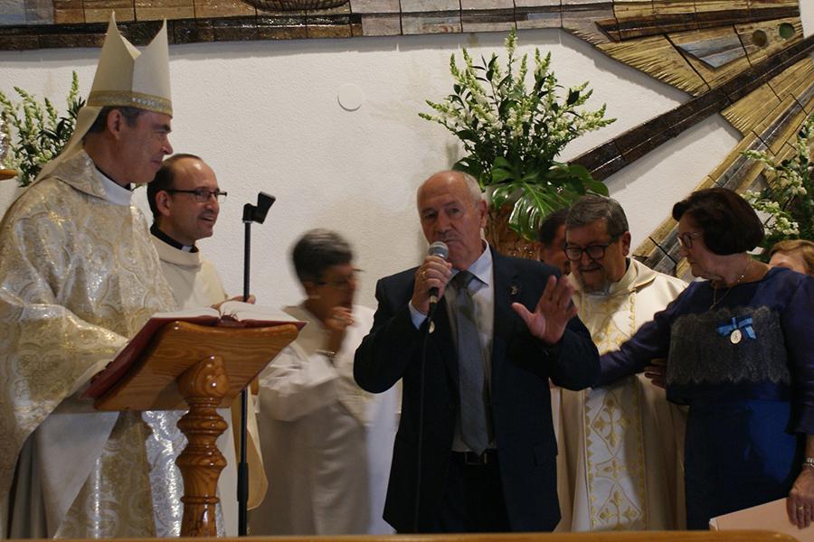 Cristóbla Medina dedicó unas palabras de agradecimiento a los presentes