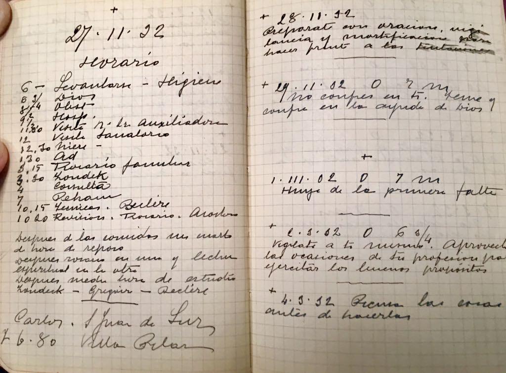 Diario del Dr. Gálvez. FOTO: TERESA JIMÉNEZ