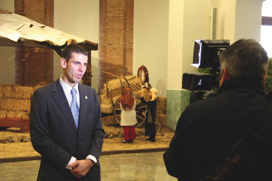 Miguel Cristóbal Román: «El Belén Diocesano es una actividad familiar abierta a todos»