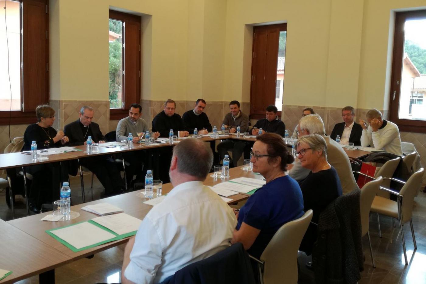 Encuentro de representantes de las iglesias cristianas con el Obispo de Málaga