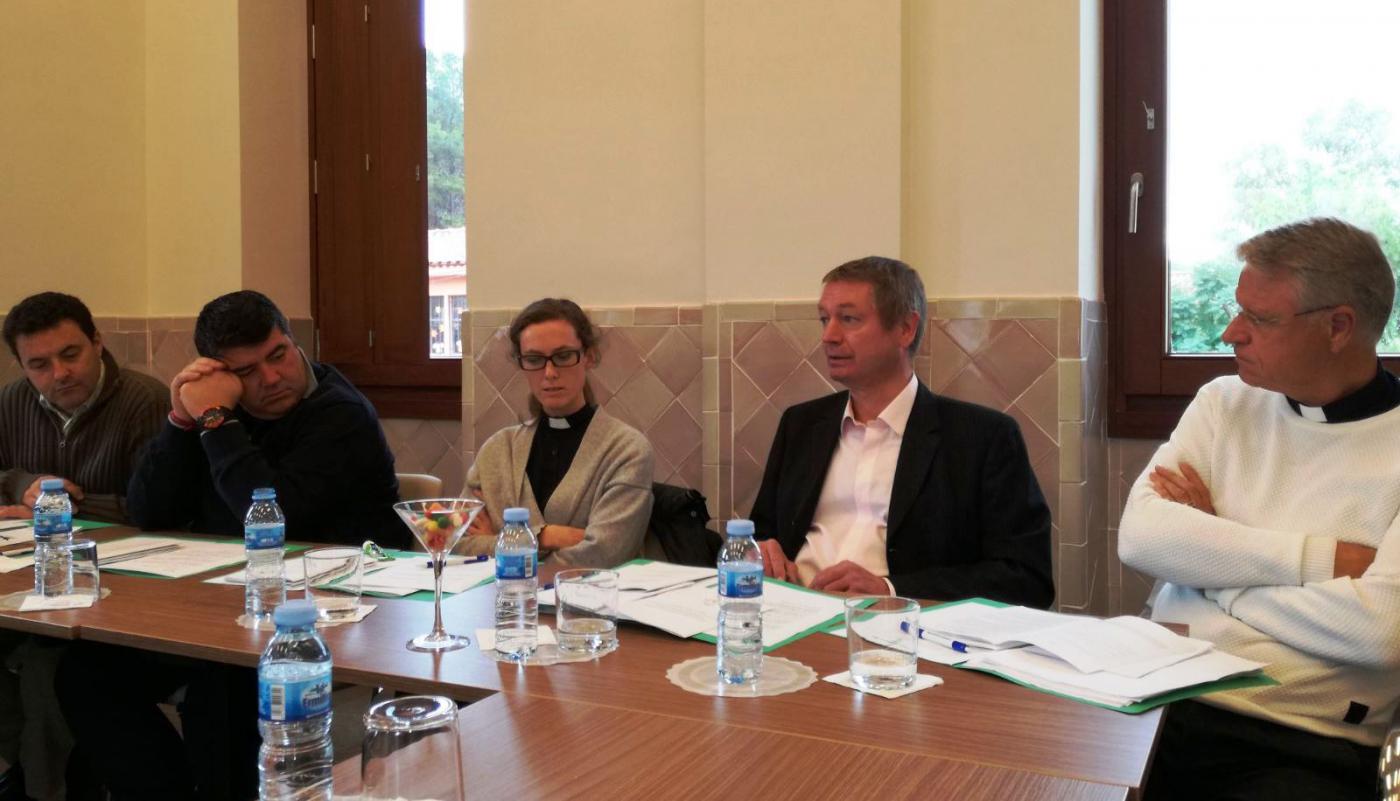 Encuentro de representantes de las iglesias cristianas con el Obispo de Málaga