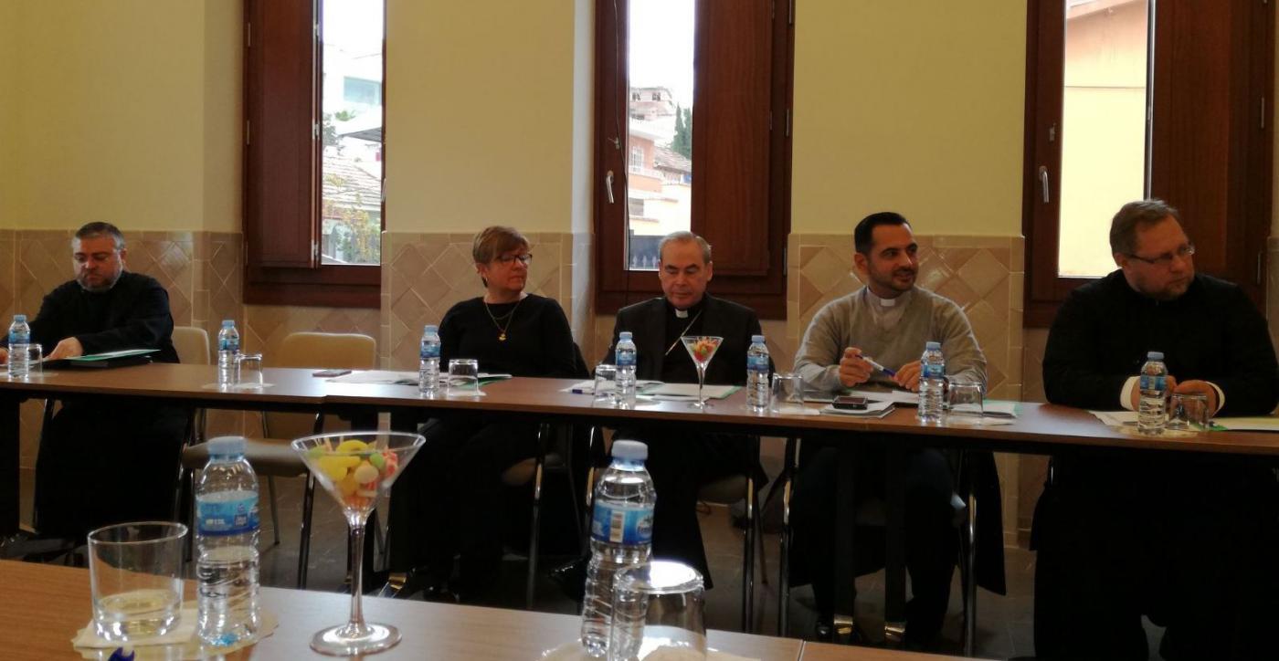 Encuentro de representantes de las iglesias cristianas con el Obispo de Málaga