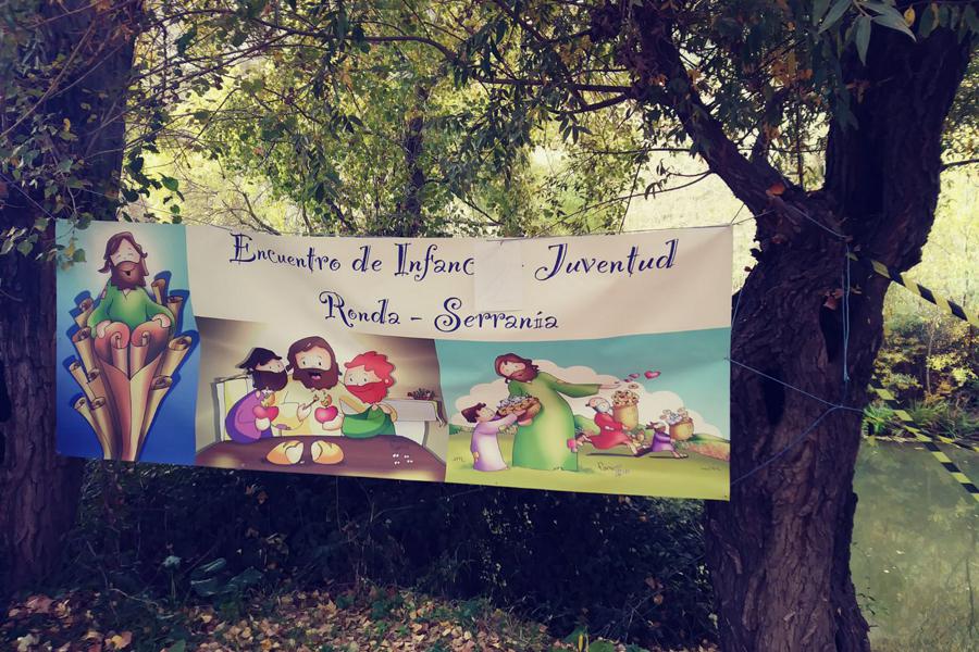 Los niños de Ronda y Serranía "tras las huellas de Jesús"