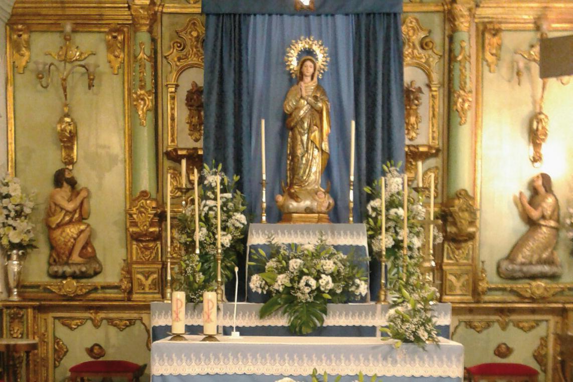 Imagen de la Inmaculada Concepción de la parroquia de Alameda