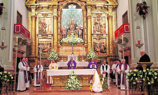 150 aniversario del patronazgo sobre la Diócesis de la Virgen de la Victoria (Santuario de la Virgen de la Victoria-Málaga)