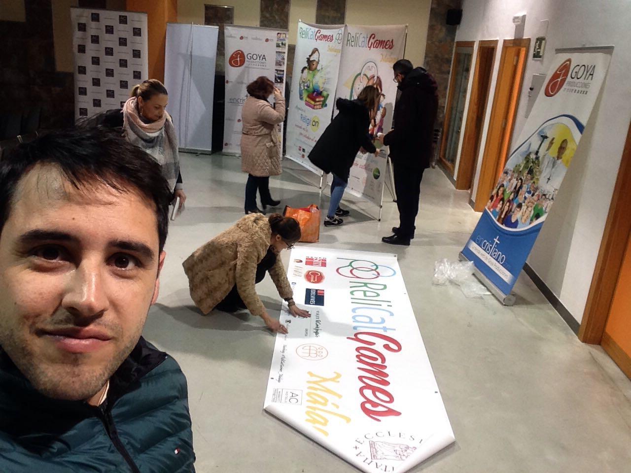 Preparativos de la prueba Relicat Games