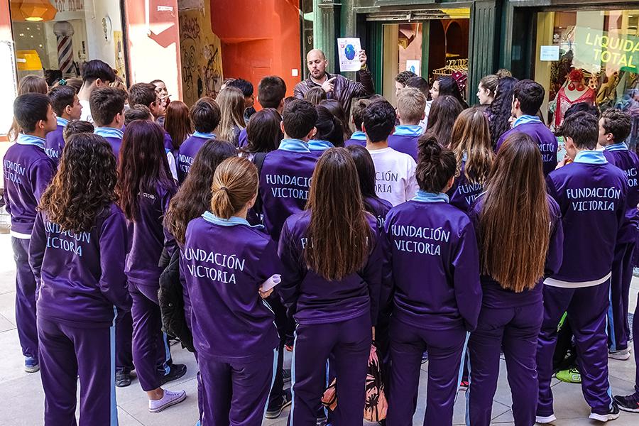 Los alumnos de Santa Rosa de Lima "ayudan a ayudar"