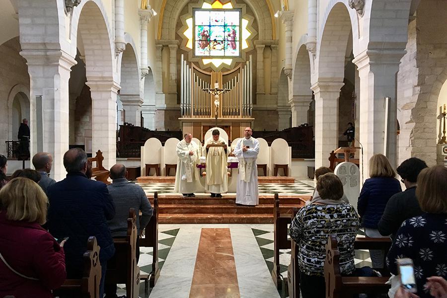 Peregrinación diocesana. Celebrando la Eucaristía en Belén // J. ROSALES