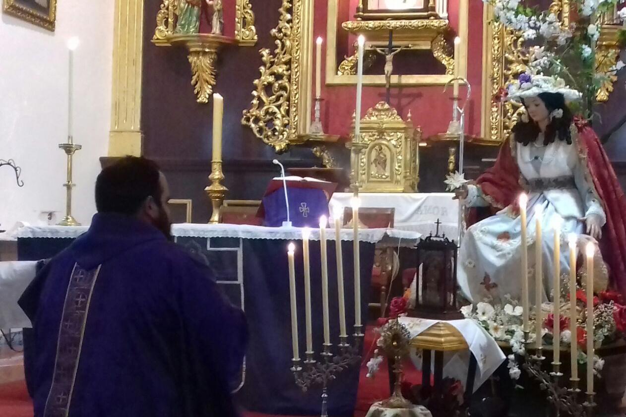 Presentación del Relicario del Beato Diego José de Cádiz restaurado, en la parroquia de Ardales
