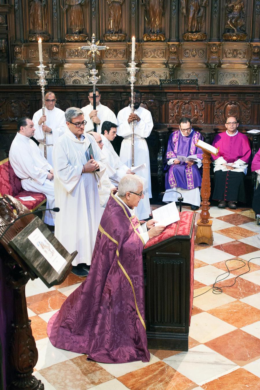 Cabildo del Perdón. Miércoles Santo en la Catedral de Málaga // M. ZAMORA