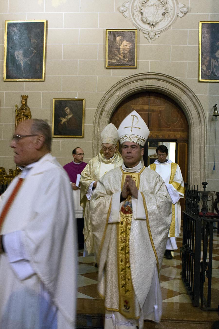 Misa "in Coena Domini" el Jueves Santo, en la Catedral de Málaga // M. ZAMORA