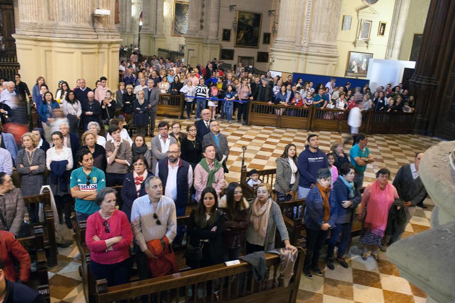 Misa "in Coena Domini" el Jueves Santo, en la Catedral de Málaga // M. ZAMORA