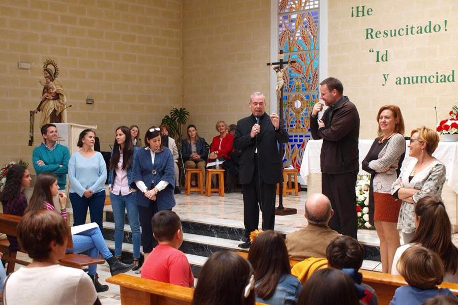Visita Pastoral del Obispo de Málaga, Jesús Catalá, a la parroquia de El Salvador // J. CANO