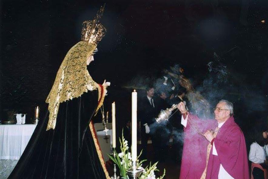 El sacerdote D. José Lebrón en Marbella