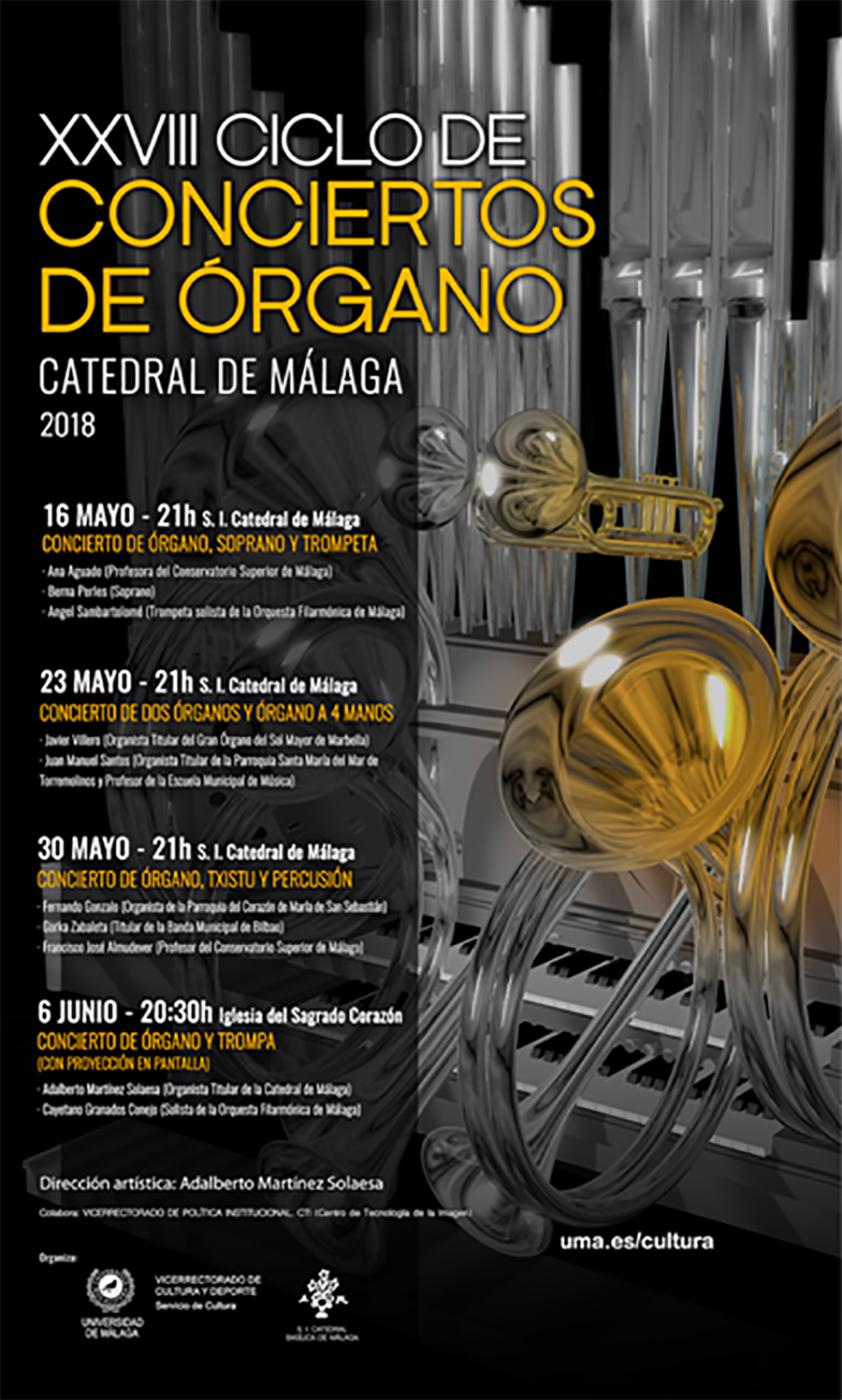 Concluye el XXVIII Ciclo de Conciertos de Órgano en la Catedral de Málaga