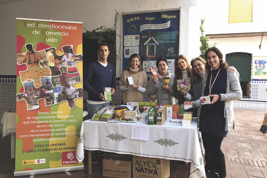 Colegio y parroquia juntos, por el comercio justo