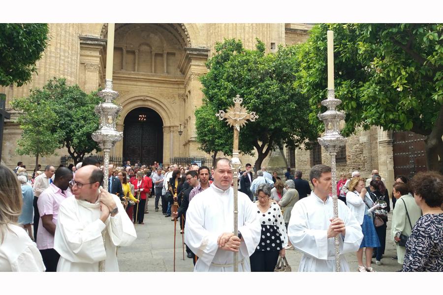Celebración de Pentecostés en la Catedral de Málaga 