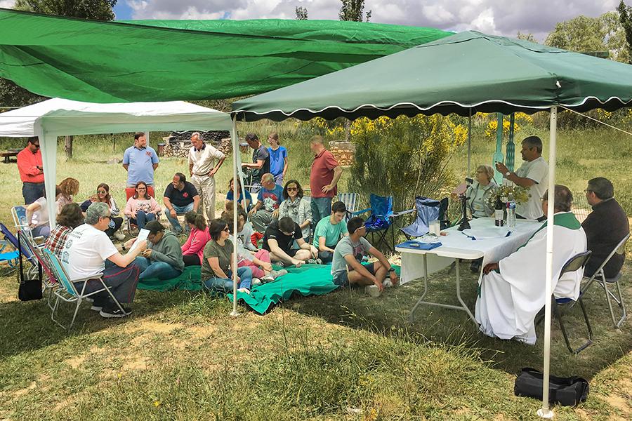 Miembros de los Equipos, en la convivencia de Pastoral Familiar del Ariprestazgo de Antequera
