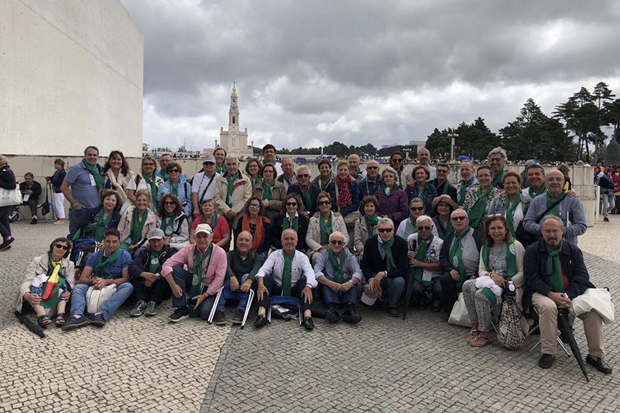 ENS de Málaga entre los 9.000 matrimonios reunidos en Fátima