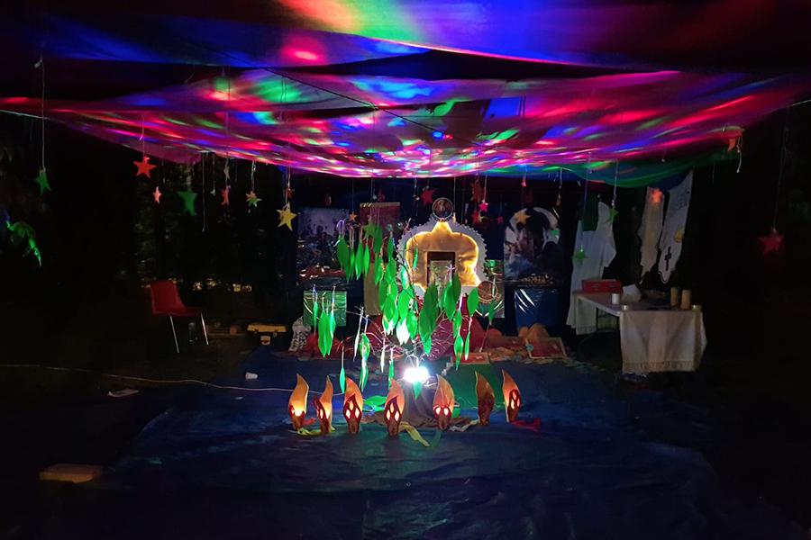 Vigilia de oración en el Campamento Diocesano de los niños y adolescentes del arciprestazgo Archidona-Campillos