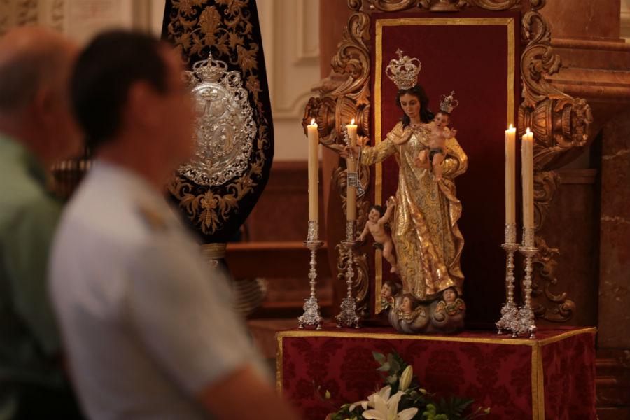 Celebración de fiesta de la Merced en la parroquia de Santiago // S. FENOSA