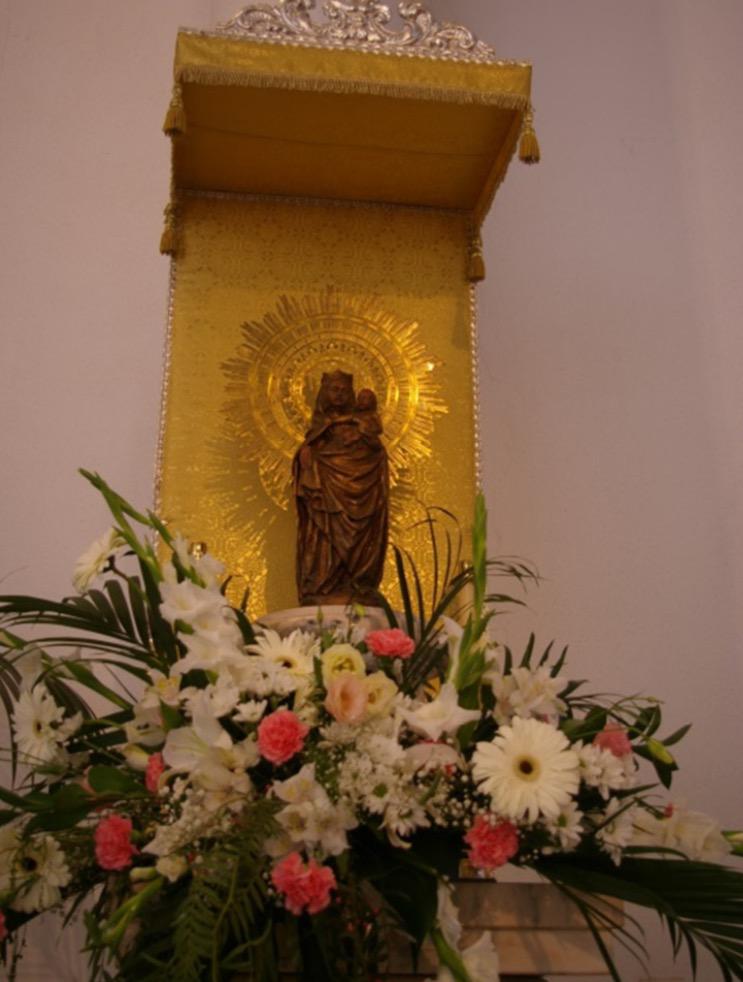 Virgen del Pilar de la parroquia Nuestra Señora del Pilar de Málaga