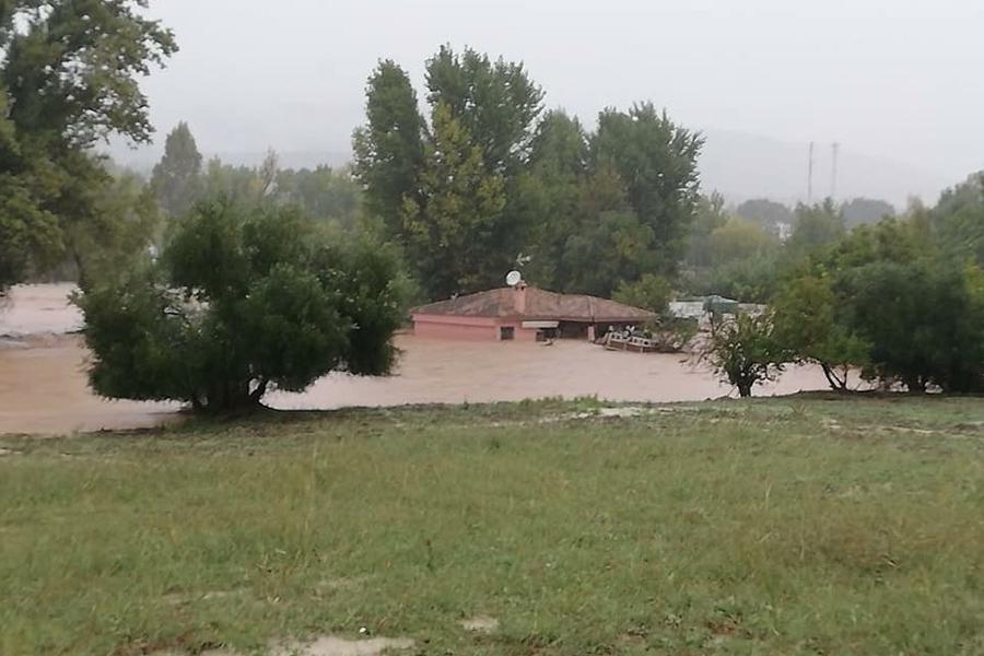 Tromba de agua en La Indiana