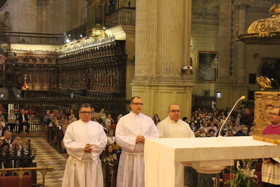 Ordenación de diáconos y ministerio de Lector y Acólito en la Catedral